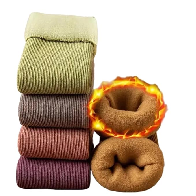 Thermal Fleece Socks Pack of 4